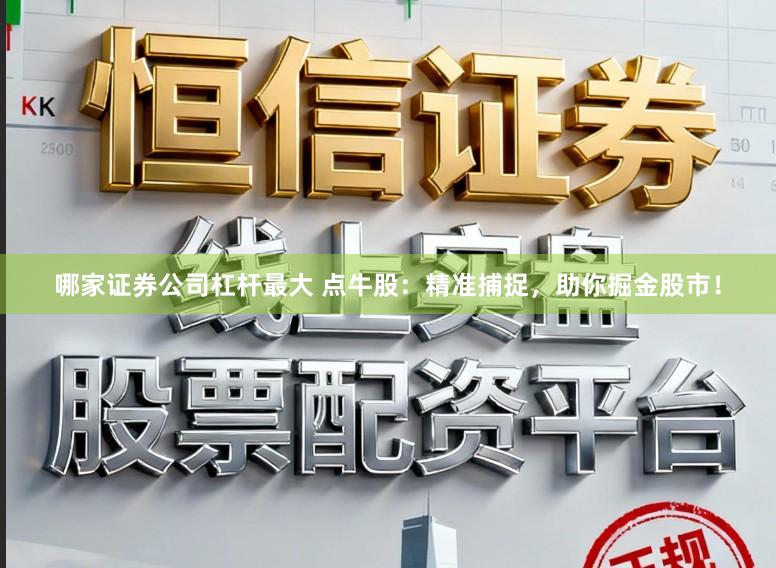 哪家证券公司杠杆最大 点牛股：精准捕捉，助你掘金股市！