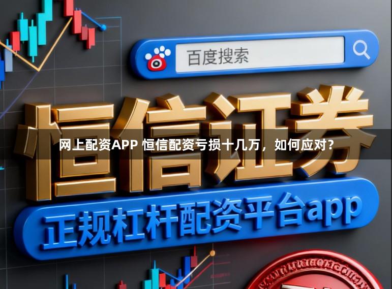 网上配资APP 恒信配资亏损十几万，如何应对？