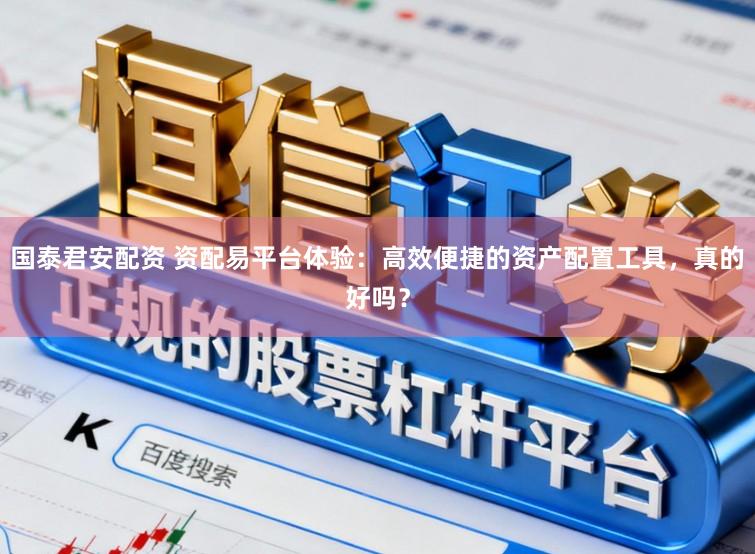 国泰君安配资 资配易平台体验：高效便捷的资产配置工具，真的好吗？